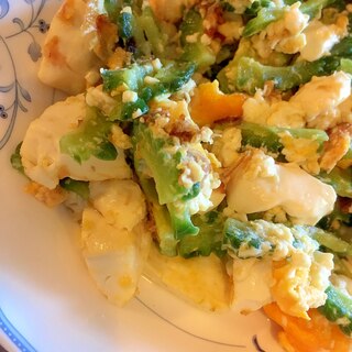 栄養満点♪豆腐&卵のゴーヤチャンプル